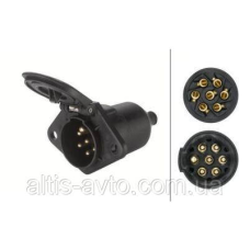 Розетка электрическая 24V–7 PIN N– пластик ➤ 183420131