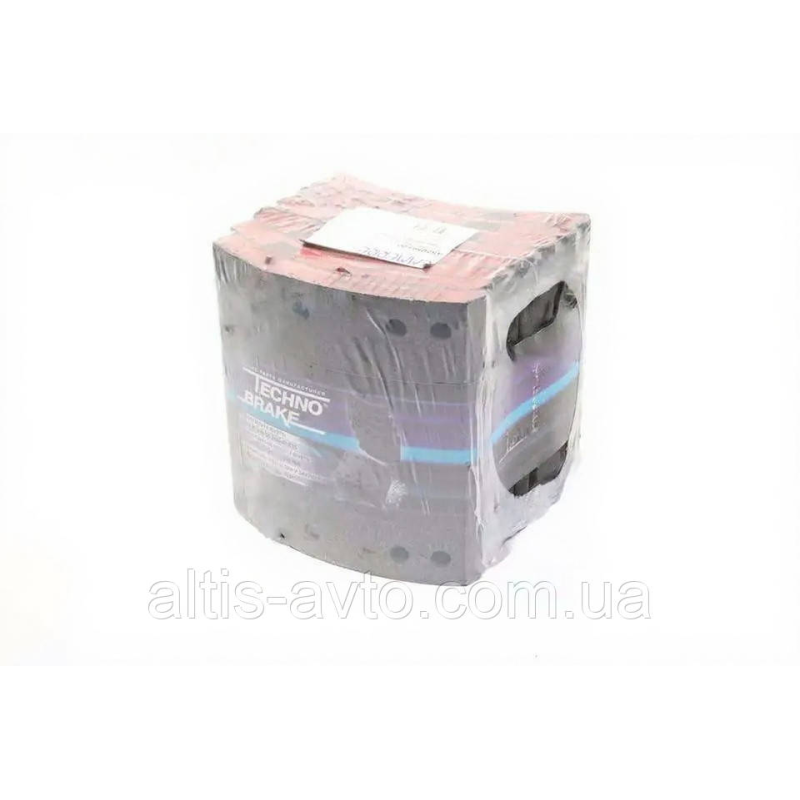 Тормозные накладки (комплект на ось) 419х203 2-й рем. ROR, FRUEHAUF (Techno Brake) AS5056+20 Тормозные накладки (комплект на ось) 419х203 2-й рем. ROR, FRUEHAUF (Techno Brake) AS5056+20