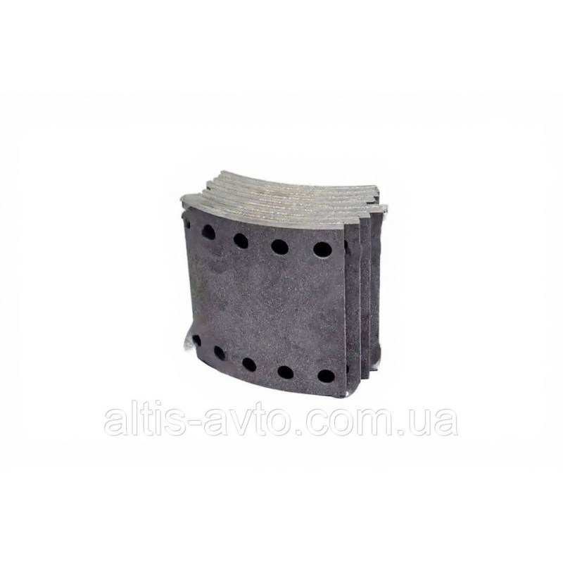 Тормозные накладки (комплект на ось) 420х200 3-й рем. BPW, DAF SB, SAF (Lumag) 190943010210 Тормозные накладки (комплект на ось) 420х200 3-й рем. BPW, DAF SB, SAF (Lumag) 190943010210