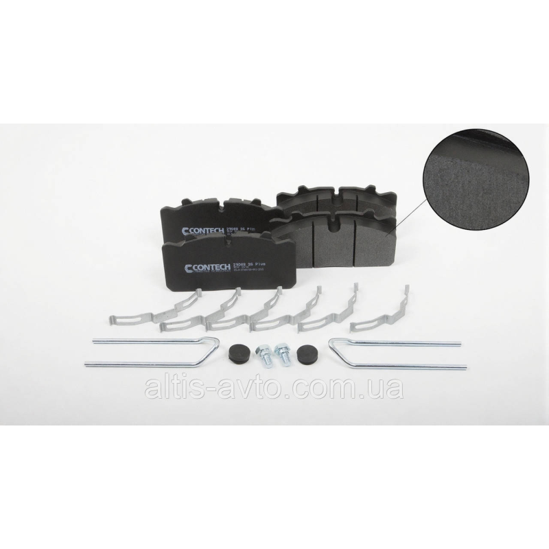 Колодки тормозные WABCO PAN 17 (DAF, MAN, Renault, IVECO) с монтажным комплектом ➤ WVA29088 Колодки тормозные WABCO PAN 17 (DAF, MAN, Renault, IVECO) с монтажным комплектом ➤ WVA29088