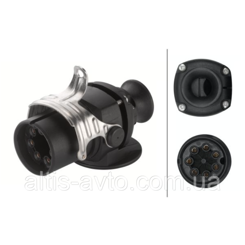 Вилка EBS электрическая 24V, 5–PIN ➤ 8JA007644041/4460083912/64400005/64400006/19 Вилка EBS электрическая 24V, 5–PIN ➤ 8JA007644041/4460083912/64400005/64400006/19