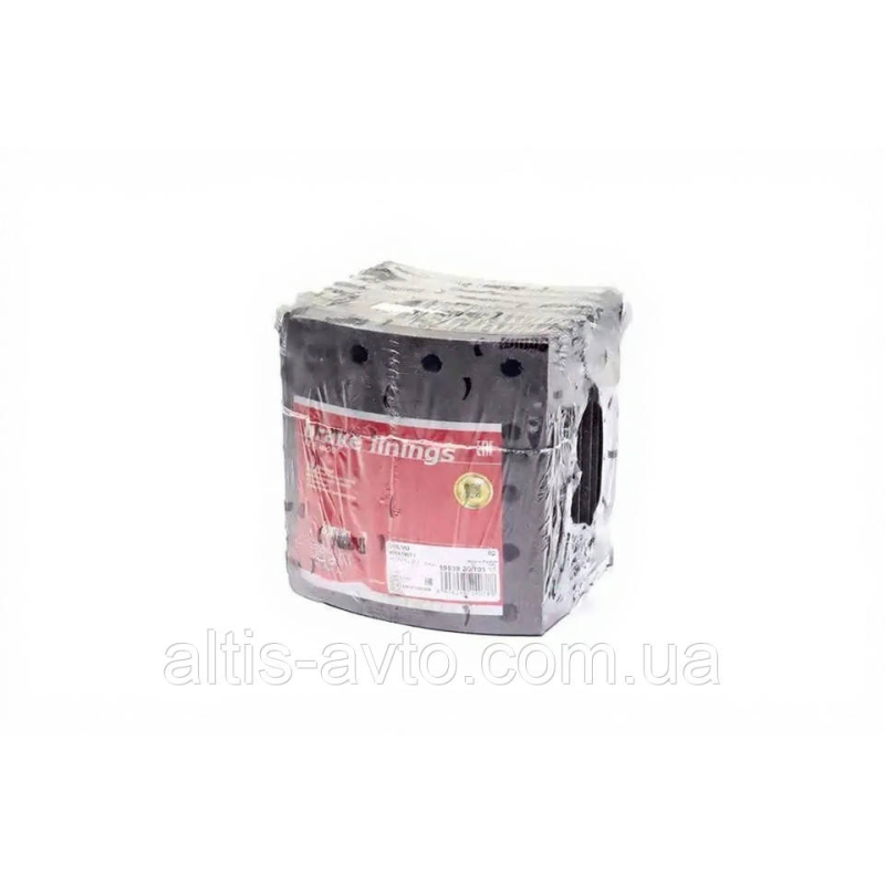 Тормозные накладки (комплект на ось) 410х200 2-й рем. VOLVO F12,FH 12,FL7,FL10 (Lumag) 19939201011