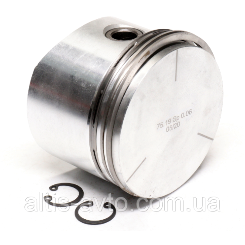 Поршень компрессора с кольцами 75.00mm (0,25) KNORR, VOLVO F10/12/16, FL10/16, FM10 (VADEN) 7000