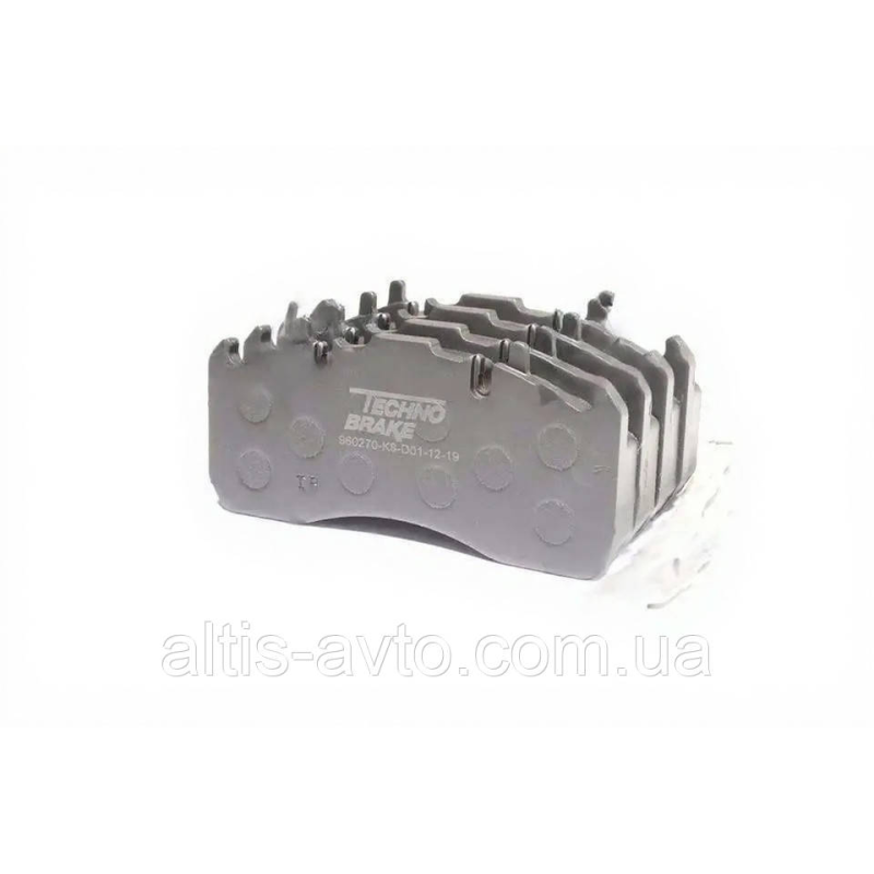 Тормозные колодки (комплект на ось) BPW (Techno Brake) 960270E3 Тормозные колодки (комплект на ось) BPW (Techno Brake) 960270E3