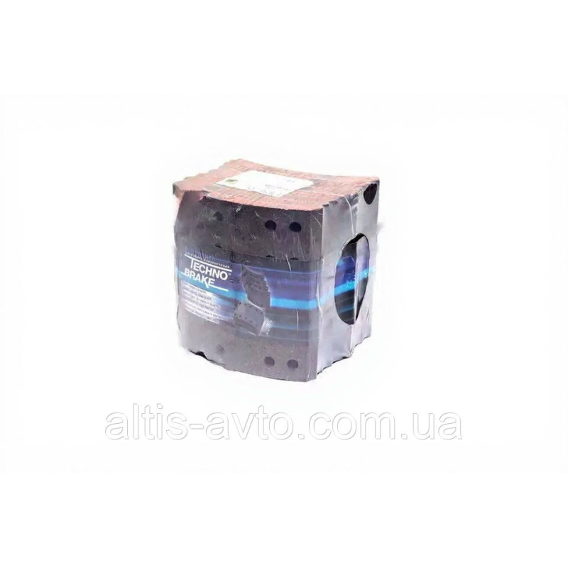 Тормозные накладки (комплект на ось) 419х203 1-й рем. FRUEHAUF, ROR, TRAILOR (Techno Brake) AS506 Тормозные накладки (комплект на ось) 419х203 1-й рем. FRUEHAUF, ROR, TRAILOR (Techno Brake) AS506