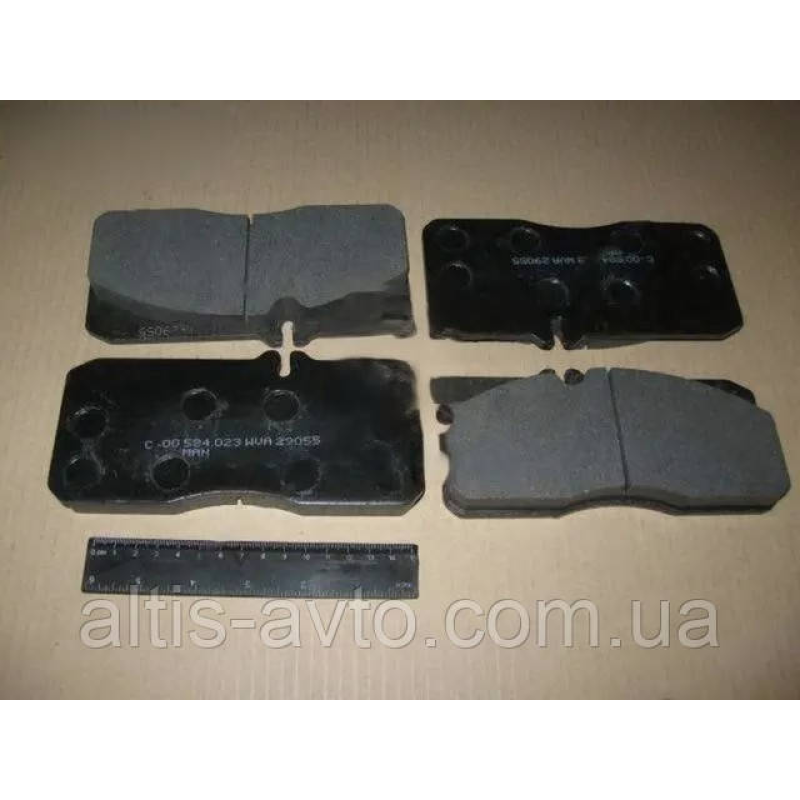 Тормозные колодки (комплект на ось) MAN L2000 (CEI) 584.023 Тормозные колодки (комплект на ось) MAN L2000 (CEI) 584.023