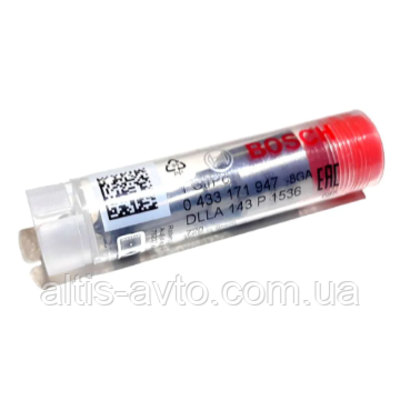 Роспылитель форсунки DLLA 143 P 1536 IVECO, CASE (Bosch) 0433171947
