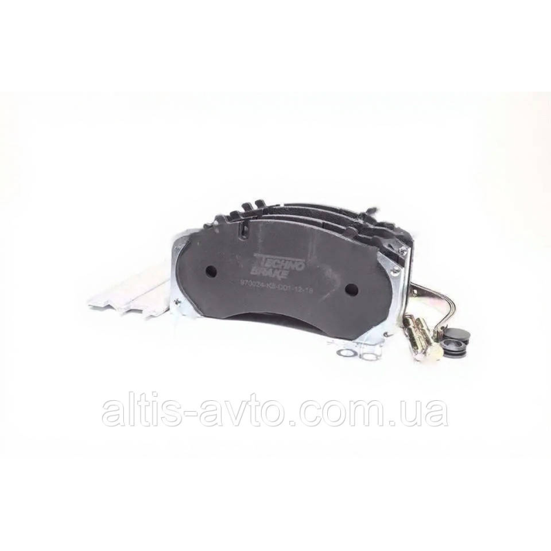 Тормозные колодки (комплект на ось) BPW TSB3709 (Techno Brake) 970024E3
