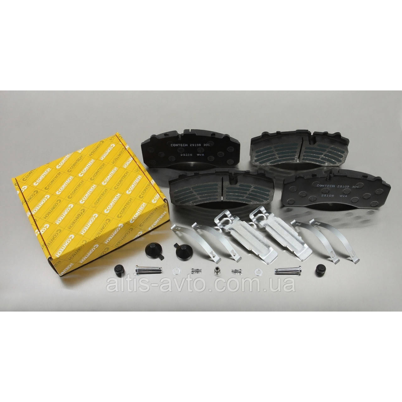 Колодки тормозные дискового тормоза Knorr SB, SN7 (Bova, BPW, DAF, IVECO, Jost, King Long, MAN ➤ 29108WVA