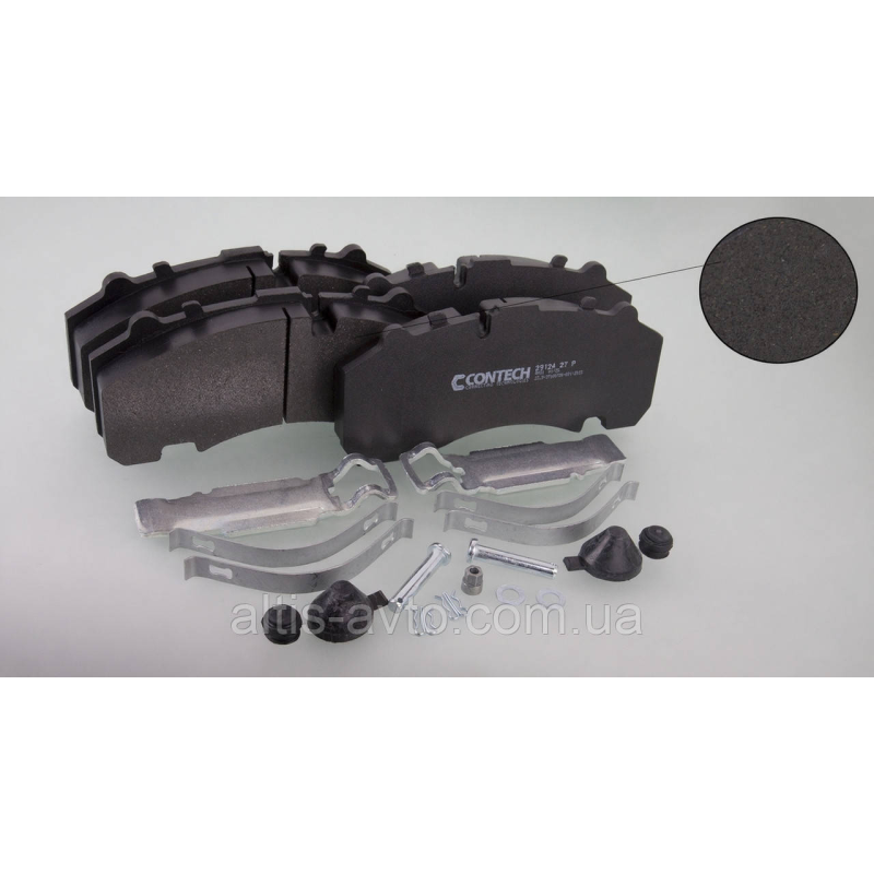 Колодки тормозные MERITOR DX 195 (ROR, MERITOR LM, LC, TM) с монтажным комплектом (E–MARK) ➤ 29124WVA Колодки тормозные MERITOR DX 195 (ROR, MERITOR LM, LC, TM) с монтажным комплектом (E–MARK) ➤ 29124WVA