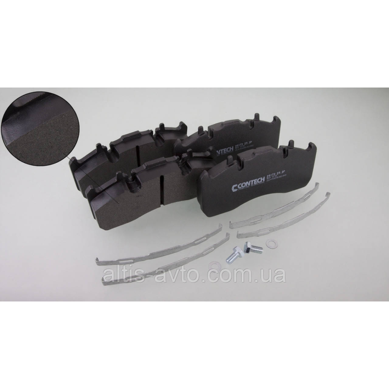 Колодки тормозные дискового тормоза MERITOR ELSA 225–1 (Renault, ROR, MERITOR ➤ 29173WVA Колодки тормозные дискового тормоза MERITOR ELSA 225–1 (Renault, ROR, MERITOR ➤ 29173WVA
