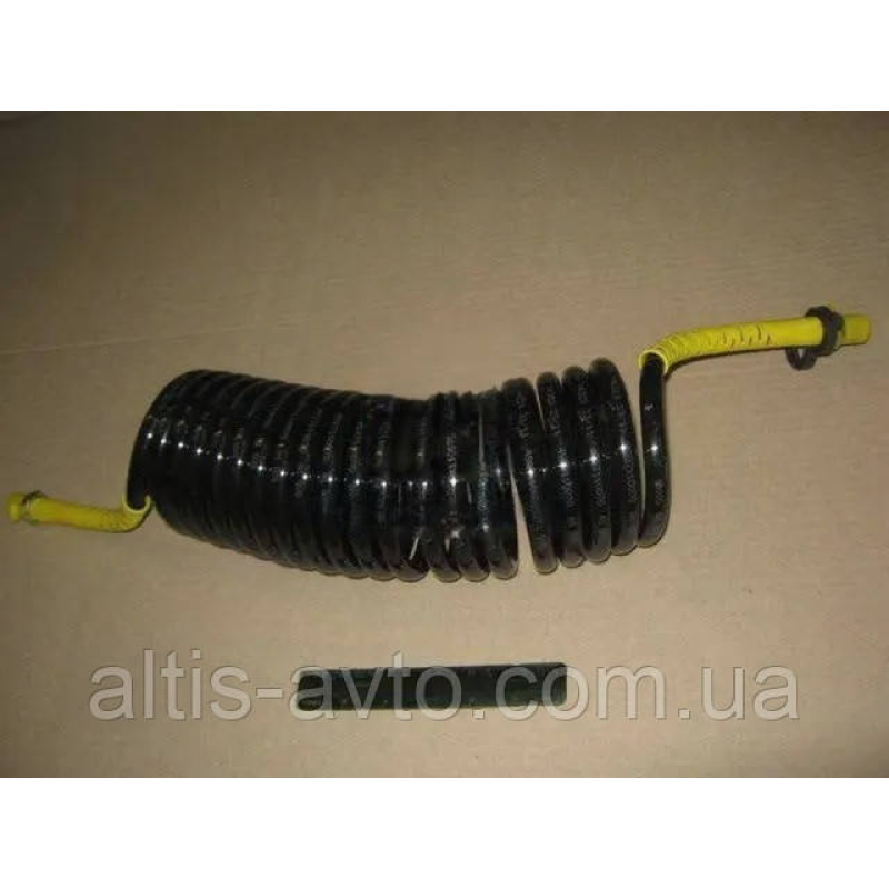 Шланг витой М16x1,5 (черный, желтый наконечник) 4 м (оригинал Wabco) 4527110570