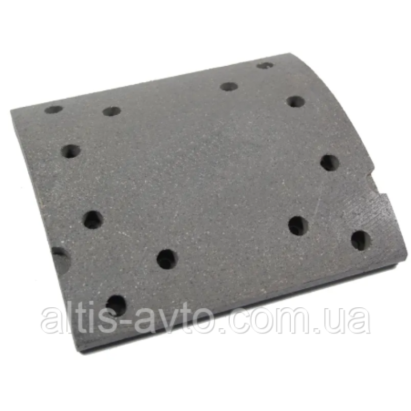 Тормозные накладки (комплект на ось) 410х199,6 станд. IVECO EUROSTAR (Techno Brake) AS5010 Тормозные накладки (комплект на ось) 410х199,6 станд. IVECO EUROSTAR (Techno Brake) AS5010