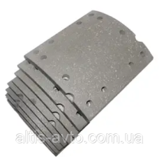 Тормозные накладки (комплект на ось) 419х203 станд. ROR, FRUEHAUF (Techno Brake) AS5056