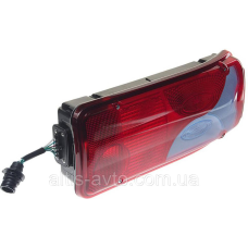 Фонарь задний RH MAN 5 секц без подсветки номера (DEPO) 449-1901R-WE