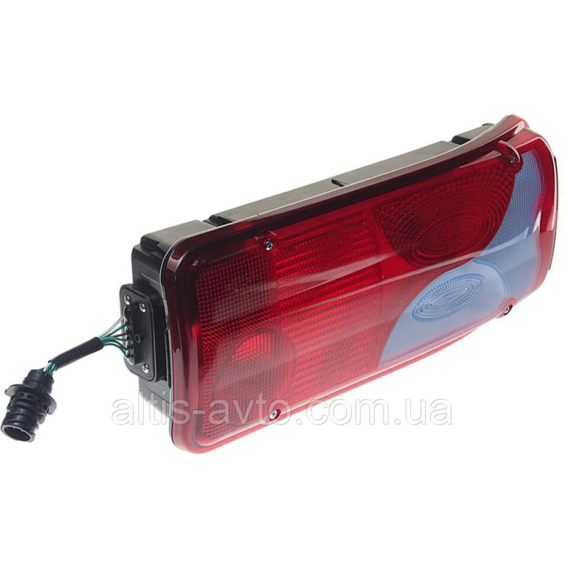 Фонарь задний RH MAN 5 секц без подсветки номера (DEPO) 449-1901R-WE