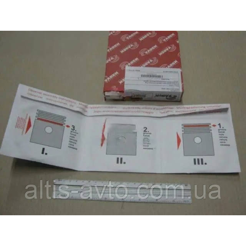 Поршневые кольца 90.00mm (STD) 2,50x2,50x4,00 Mercedes старый тип OM401 (VADEN) 901 200 Поршневые кольца 90.00mm (STD) 2,50x2,50x4,00 Mercedes старый тип OM401 (VADEN) 901 200