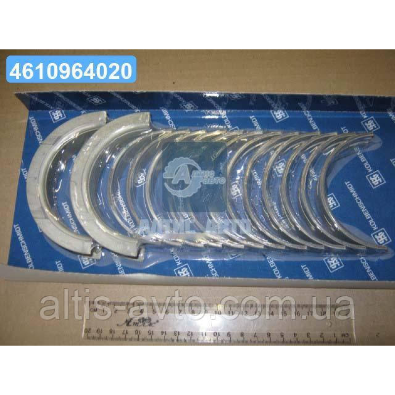 Вкладыши коренные Mercedes OM366 0,75 ММ HL/PASS-L (комплект) Mercedes  OM356A/LA/OM366/A/LA (KOLBENSC