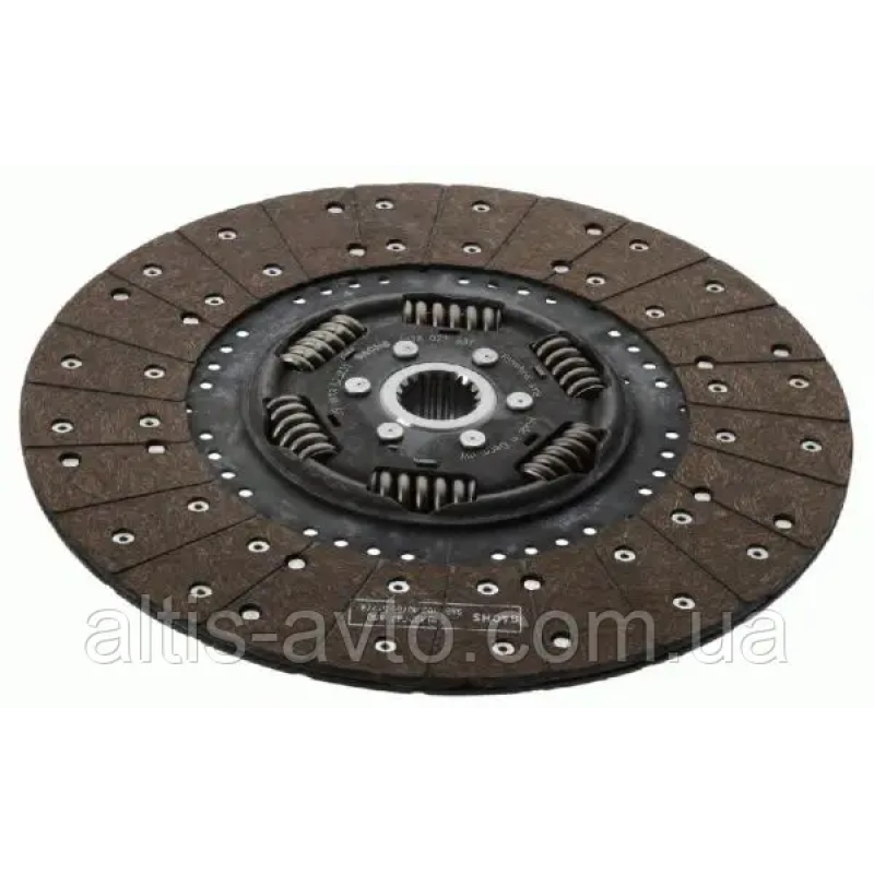 Диск сцепления ведомый Mercedes ATEGO 400mm (оригинал Sachs) 1878 023 831