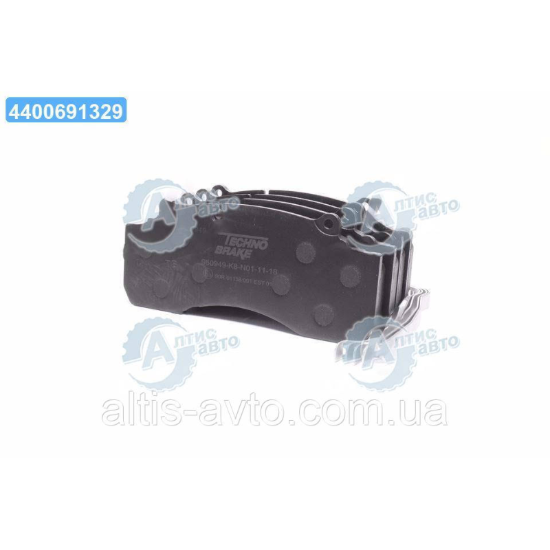 Тормозные колодки (комплект на ось) SAF SK9022H (Techno Brake) 960949E3