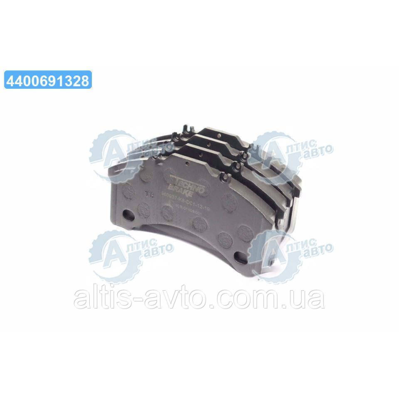 Тормозные колодки (комплект на ось) IVECO EuroCargo,TECH,STAR (Techno Brake) 960937E3 UA