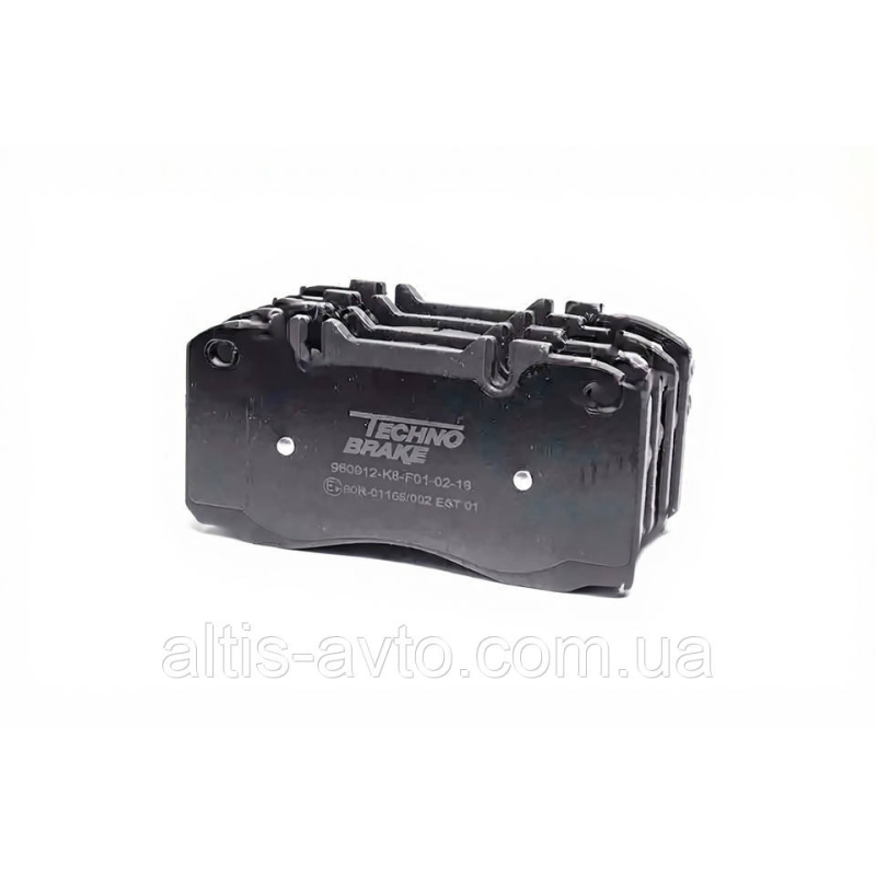 Тормозные колодки (комплект на ось) IVECO EuroCargo (Techno Brake) 960912E3