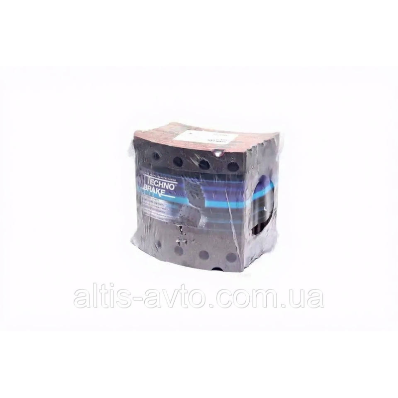 Тормозные накладки (комплект на ось) 420х200 станд. BPW, DAF SB, SAF (Techno Brake) AC1394