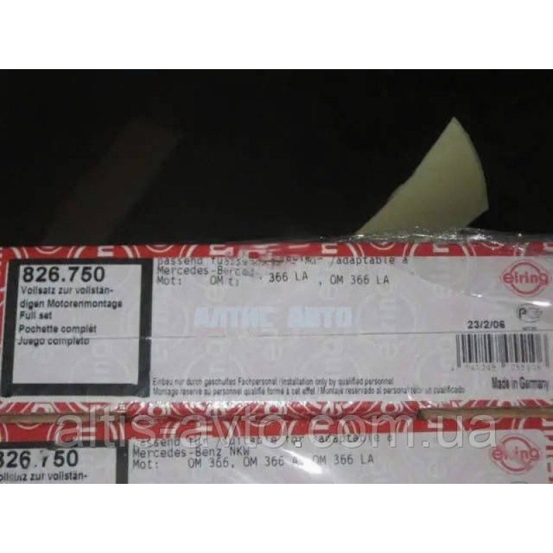 Прокладки (комплект) FULL Mercedes OM366 (Elring) 826.750
