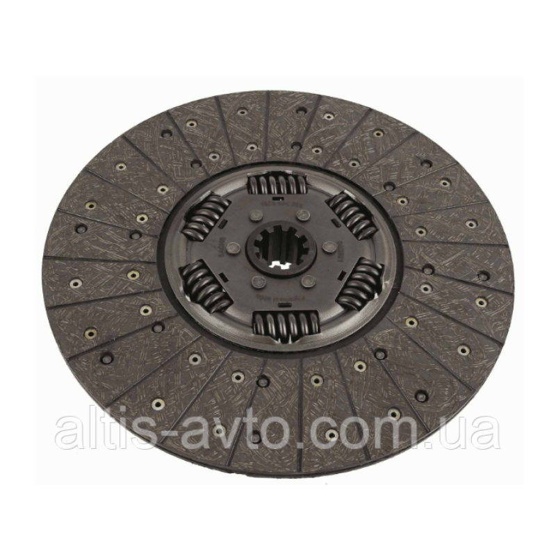 Диск сцепления 380 MM Mercedes (оригинал Sachs) 1878 634 285