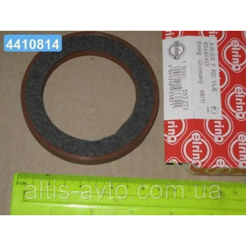 Сальник коленвала FRONT Mercedes OM352/OM366 65X90X13 (Elring) 553.272