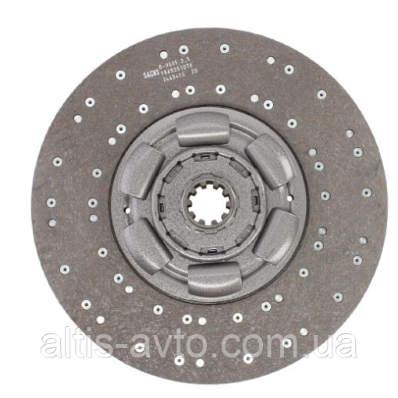 Диск сцепления 430 MM MAN (оригинал Sachs) 1878 080 037