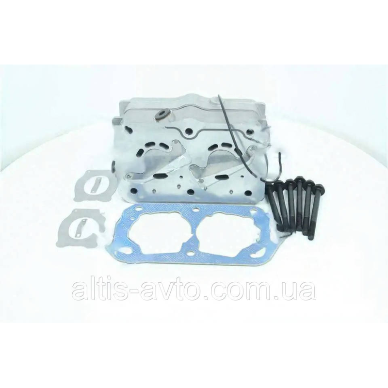 Головка компрессора в сборе WABCO, DAF 75/85CF, F75/95, 95XF, XF95 с болтами (RIDER) RD10.12.154 Головка компрессора в сборе WABCO, DAF 75/85CF, F75/95, 95XF, XF95 с болтами (RIDER) RD10.12.154