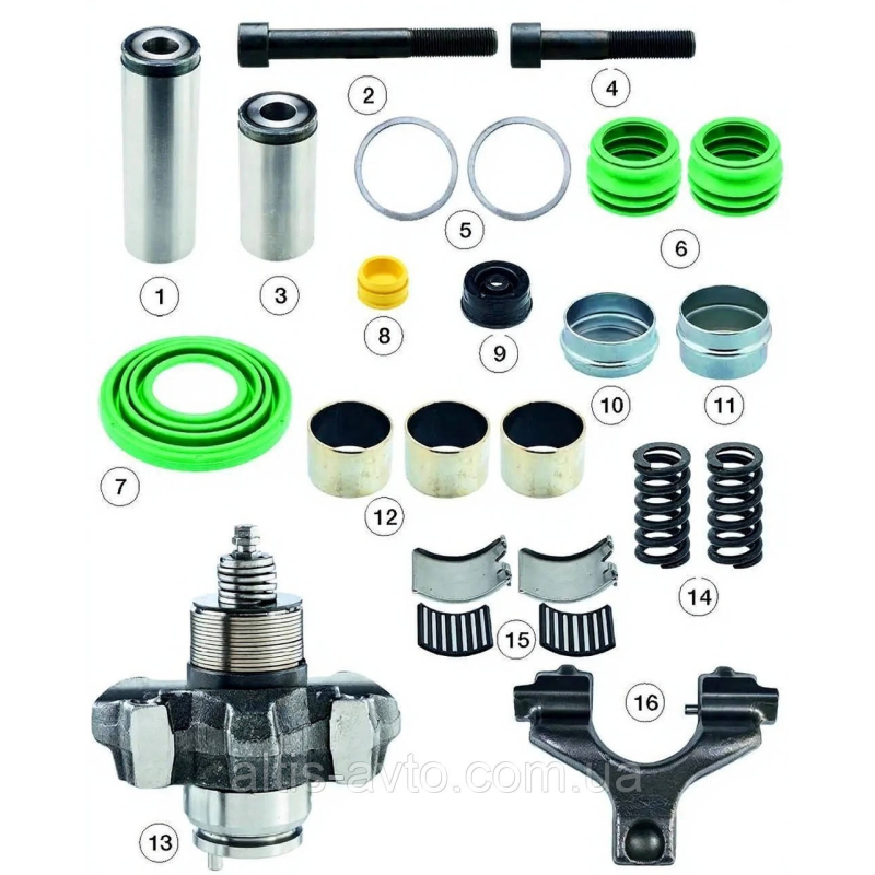 Ремкомплект суппорта Wabco 19,5-22,5 (Andtech) 0810 30116 Ремкомплект суппорта Wabco 19,5-22,5 (Andtech) 0810 30116