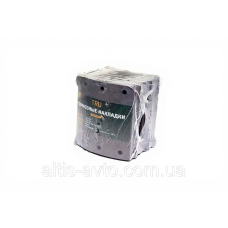Тормозные накладки (комплект на ось) с заклеп. 419х203 1-й рем. FRUEHAUF, ROR, TRAILOR (TRU) 1955