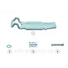 Ремкомплект суппорта/тормозной колодки KNORR SN5,6,SB6,SK7 (Andtech) 0810 10311