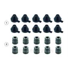 Ремкомплект суппорта (заглушки-10шт, гайки-10шт) KNORR SN5,6,7, SK7 (Andtech) 0810 10234