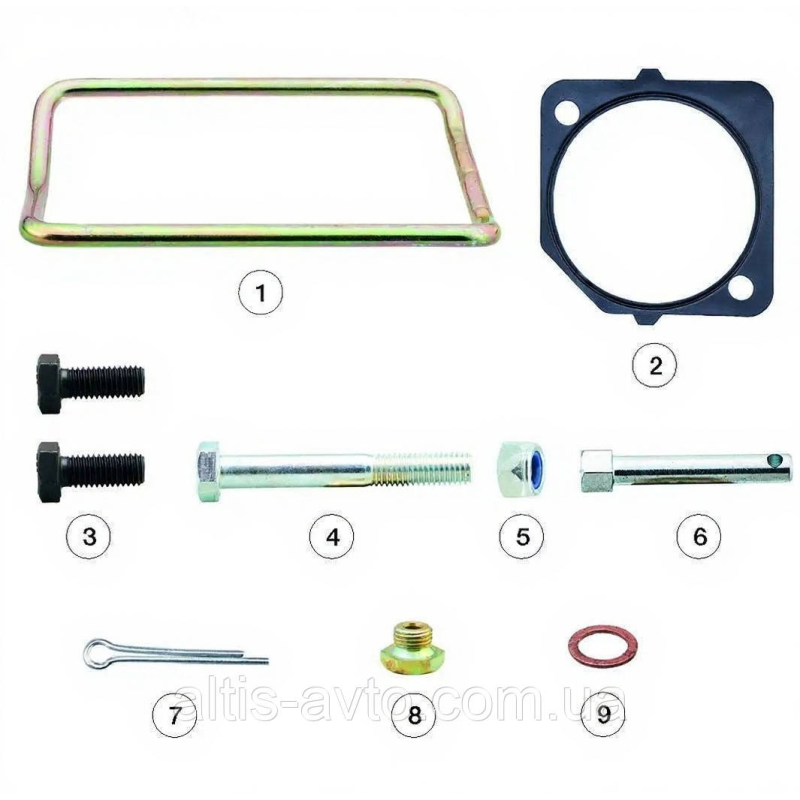 Ремкомплект суппорта MERITOR DX195 MCK1154 (Andtech) 0810 20133