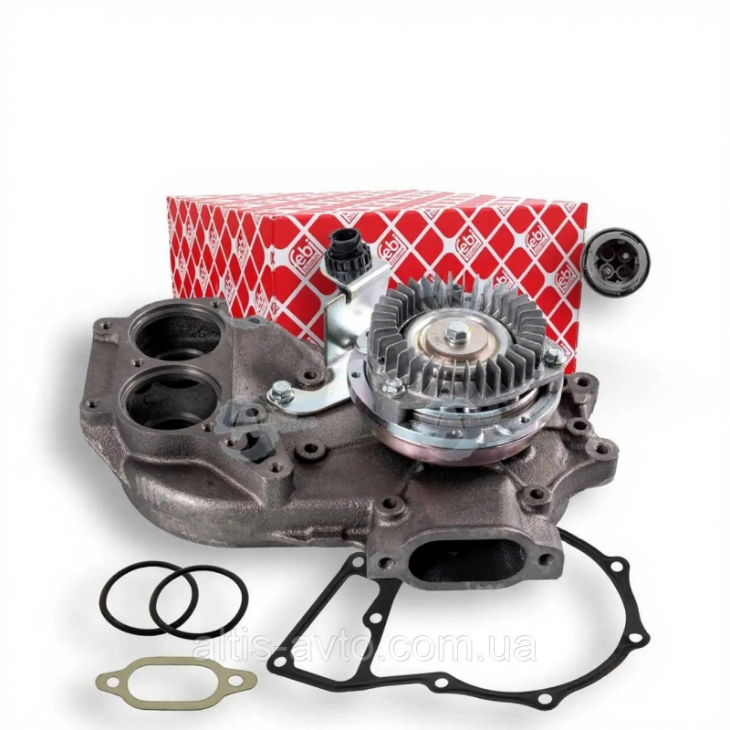 Насос охлаждения (виско) MERCEDES ACTROS MP2 / MP3 OM541.925-OM541.992 (Febi) 102212 Насос охлаждения (виско) MERCEDES ACTROS MP2 / MP3 OM541.925-OM541.992 (Febi) 102212