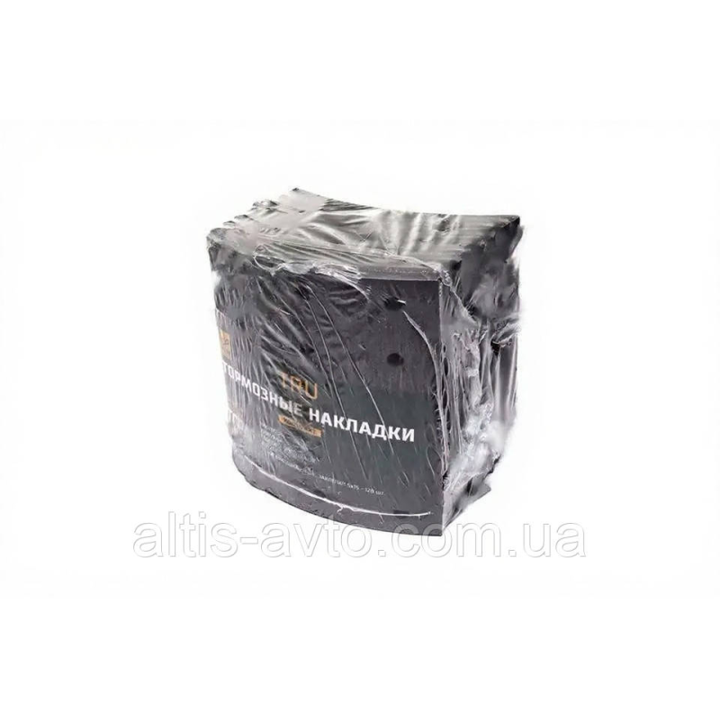 Тормозные накладки (комплект на ось) с заклеп. 419х203 станд. FRUEHAUF, ROR, TRAILOR (TRU) 195570