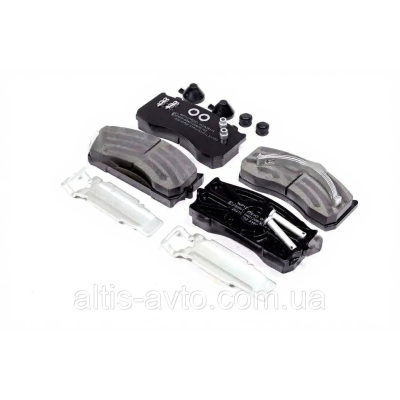 Тормозные колодки EVO-BRAKE (комплект на ось) MAN TGL,TGM, Mercedes ATEGO, TRANSPORTER (