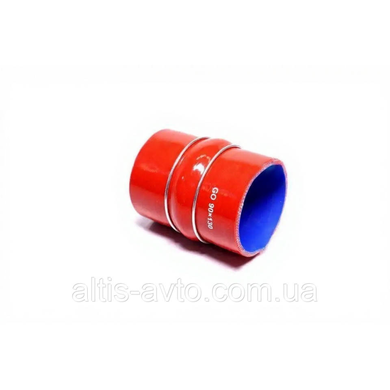 Патрубок интеркулера Renault Premium MAGNUM (СИЛИКОН красный, D=90 мм., L=130 мм., 1 волна) 5010228308