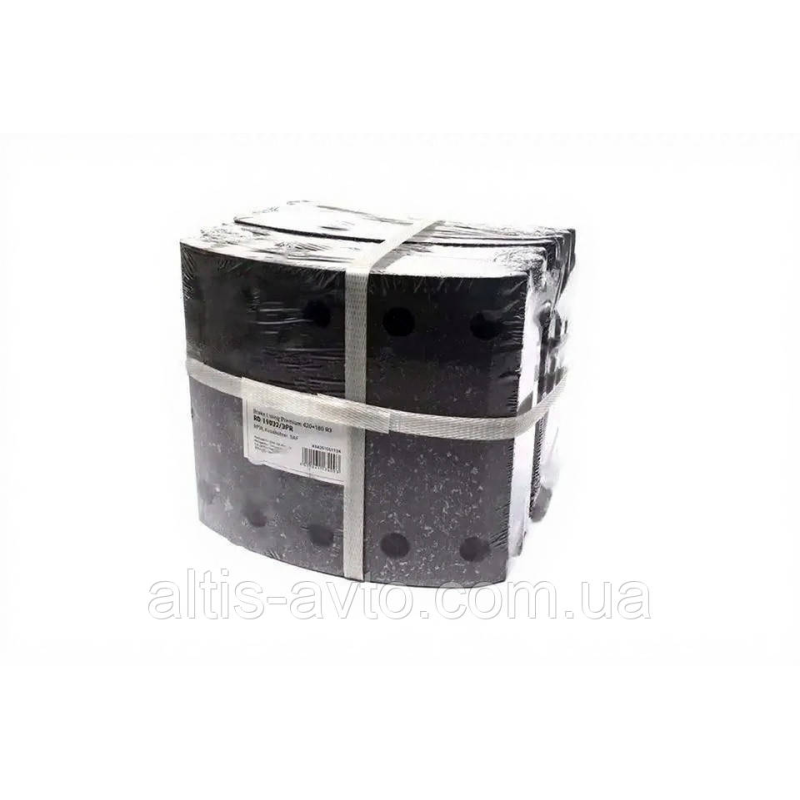 Тормозные накладкиCERAMIC (комплект на ось) 3-й рем. 180x220x20.5/13.5 BPW, KASSBOHRER, SAF (RIDER) RD19032/3 Тормозные накладкиCERAMIC (комплект на ось) 3-й рем. 180x220x20.5/13.5 BPW, KASSBOHRER, SAF (RIDER) RD19032/3