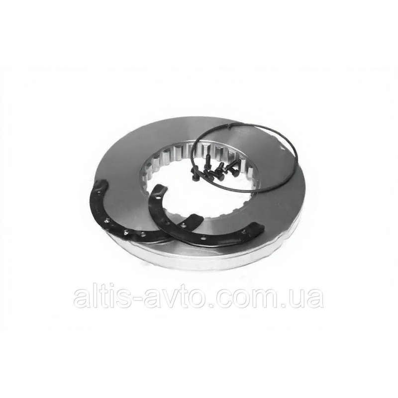 Тормозной диск STANDARD(не вентилируемый) Renault DXI, VOLVO (с монтажным комплектом) (RIDER) ST 09-VO098