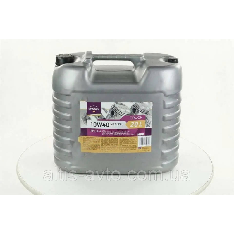 Масло моторн. BREXOL TRUCK Mercedes 10W40  CI-4 (Канистра 20л) 48391050989