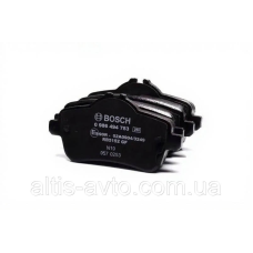 Тормозные колодки Mercedes M-Klasse, GLE-Klasse задний (Bosch) 0 986 494 783