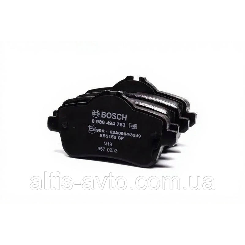 Тормозные колодки Mercedes M-Klasse, GLE-Klasse задний (Bosch) 0 986 494 783