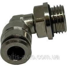Фиттинг угловой металл M16–D6 ➤ 10584CNT