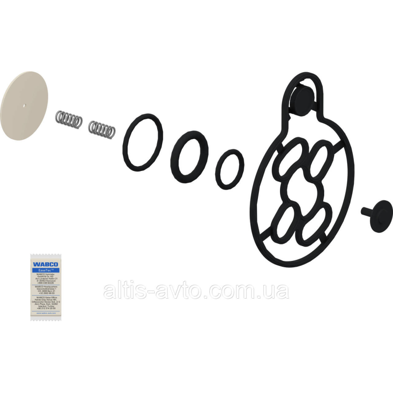 Ремкоплект крана подъема платформы DAF, Mercedes, IVECO, FORD, MAN, 2530123620766 ➤ 4630320012