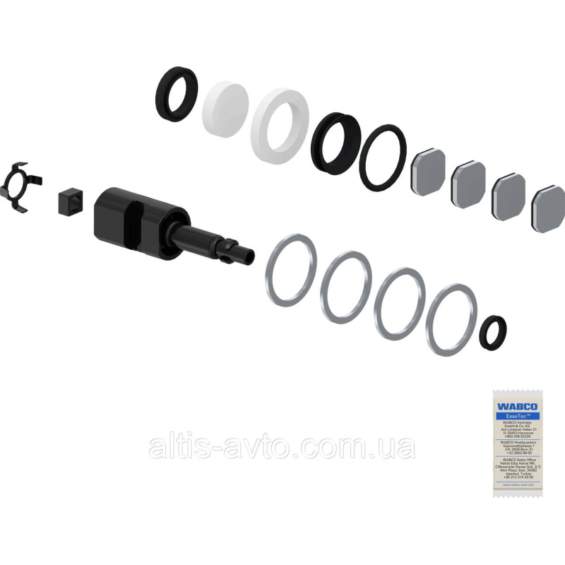 Ремкоплект крана уровня пола DAF, IVECO, VOLVO 1504956 93161823 ➤ 4640060002 Ремкоплект крана уровня пола DAF, IVECO, VOLVO 1504956 93161823 ➤ 4640060002