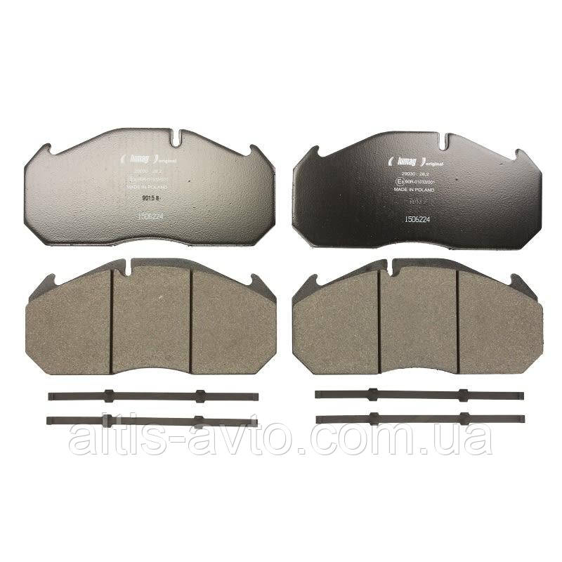 Тормозные колодки Renault Magnum, Premium,Midlum, Kerax